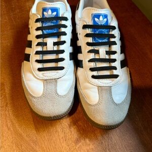 Adidas Samba White and Black Sneakers
